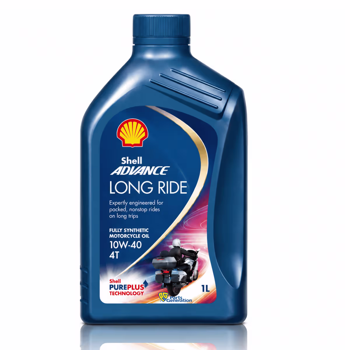 SHELL ADVANCE LONG RIDE 10W-40 FULL SYNTHETIC 1L